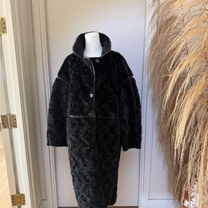 H&M Black Teddy Jacket